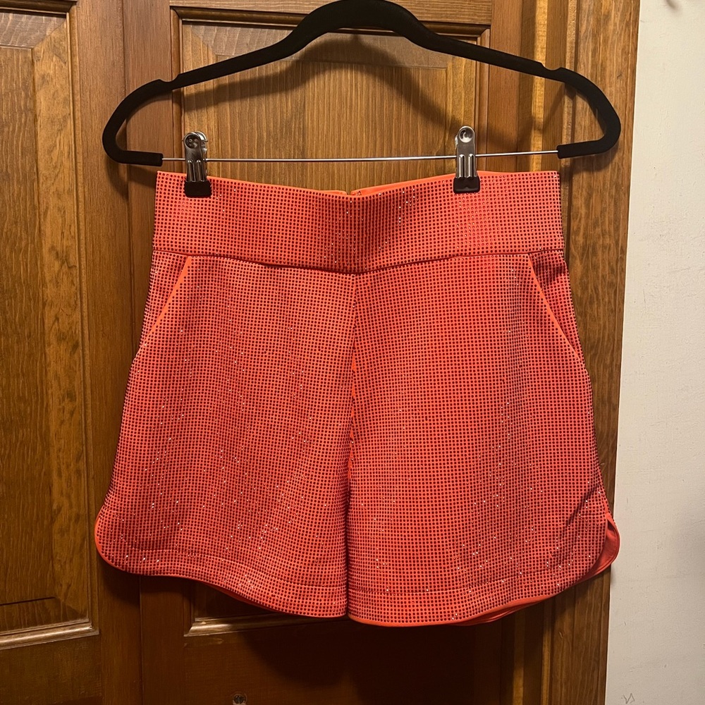 Anti-hero inspired sparkly orange shorts - Eras Tour outfit